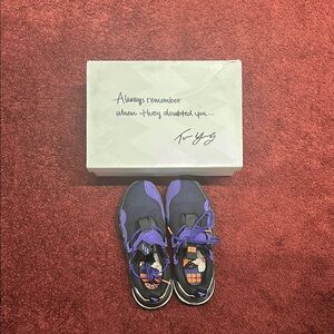 Adidas Athletic Shoes Navy Blue Purple Mesh